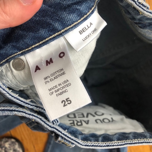 AMO Bella Distressed Cropped Jeans - Picture 4 of 10